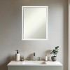 Amanti Art Incline Half-Inch-Bevel Wood Framed Bathroom Vanity Wall Mirror - 4 of 4