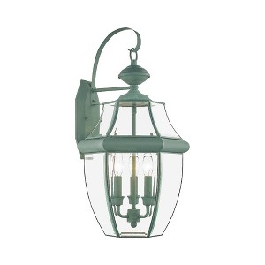 Livex Lighting Monterey 3 - Light Wall Light in  Verdigris - 1 of 2