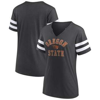 NCAA Oregon State Beavers Women's V-Neck Notch T-Shirt