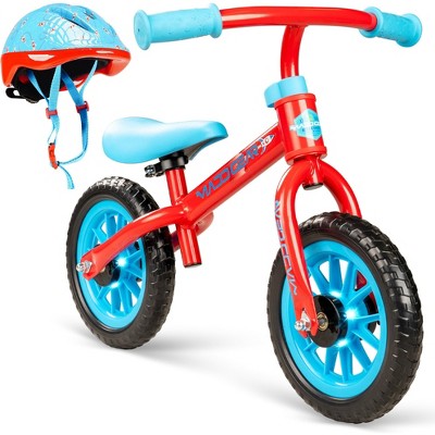 Toddler Balance Bike with Helmet – No Pedal First Bicycle for Ages 18 Months to 4 Years – Adjustable Seat and Foam Tires – Madd Gear My 1st ZBike
