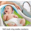 Fisher-Price Baby Bath Tub, 4-in-1 Newborn to Toddler Tub with Bath Toys, Green, Unisex, Plastic - 3 of 4