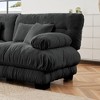 NicBex Couches for Living Room 2-Seater Sofa Cloud Couch Comfort Chenille Upholstered Sofa 2 Lumbar Pillows and 2 Throw Pillows for Bedroom - 4 of 4