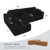 MAXYOYO 110" Modular Sectional Sofa Couch, with L-Shape Chaise, Modern Boneless Couch for Living Room, No Assembly Required - 3 of 4