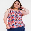 Women's Calypsa Maya Tankini Swim Top With Removable Cups - 3 of 4