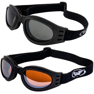 2 Pairs of Global Vision Eyewear Adventure Safety Motorcycle Goggles - 1 of 4