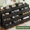 9 Drawer Dresser for Bedroom, Wide Modern Chest of Drawers, Large Wood Dresser Wooden Storage Organizer for Living Room, Hallway Entryway - 4 of 4