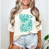 Simply Sage Market Women's Beach Vibes Distressed Short Sleeve Garment Dyed Tee - 2 of 3