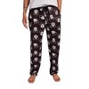 Disney Mickey Mouse Character Heads All-Over Print Men's Black Sleep Pajama Pants - 3 of 4