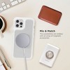 iHome Magnetic Silicone Velo Case, Slim & Shock Absorbent, MagSafe Compatible, iPhone 12/12 Pro, Grey - 3 of 4