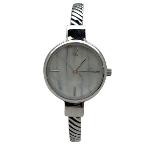 Olivia Pratt Every Day Thin Marble Face Bangle Women Watch - 1 of 3