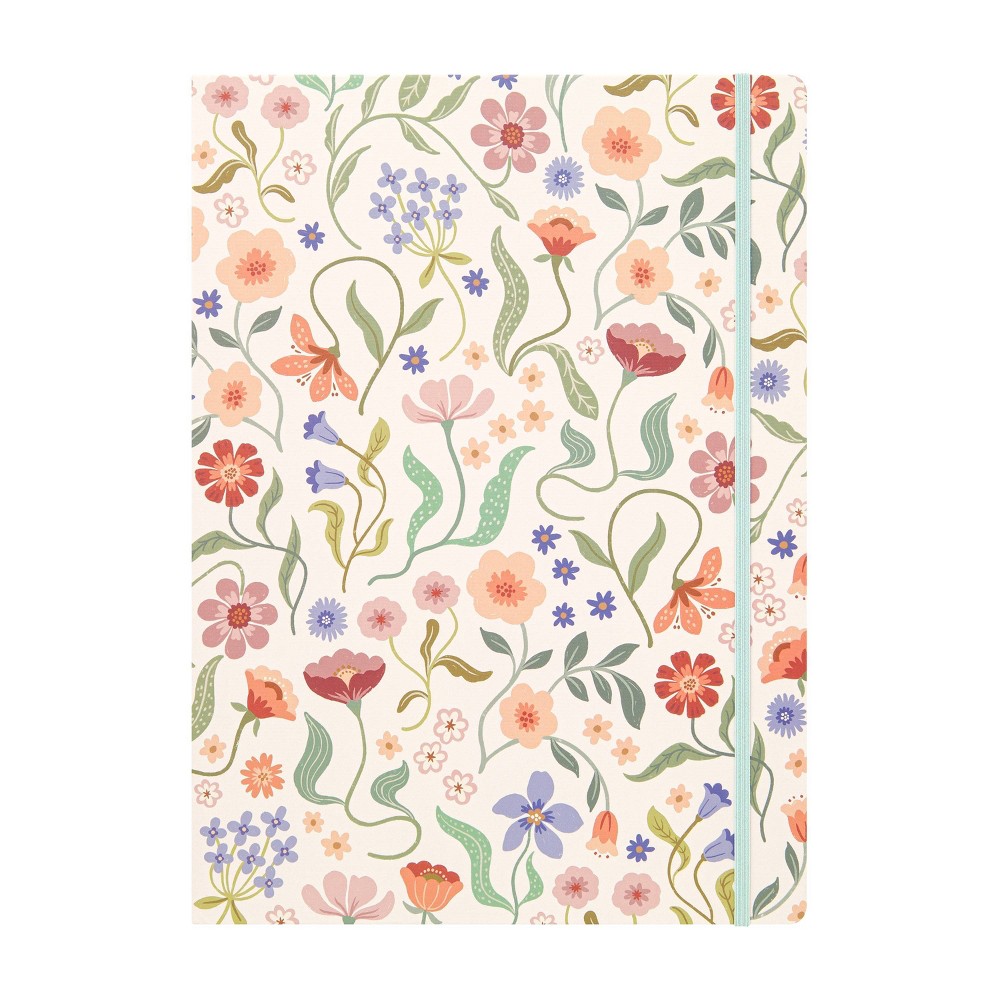 greenroom 9"x12" Padfolio Cream: Notepad with Special Rule, Art & Design Theme, Off-White, Top Binding, Letter Size
