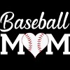 Men's Design By Humans Baseball Mom Heart By shirtpublic T-Shirt - 2 of 2