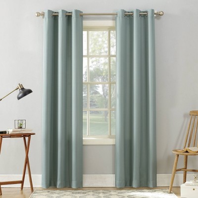 Sora Casual Textured Light Filtering Grommet Top Curtain Panel - No. 918