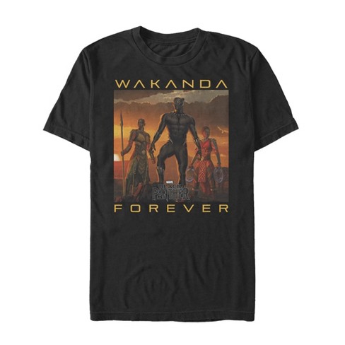 Black panther t sales shirt mens