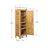 Christopher Knight Home Gribs Outdoor Patio Storage Cabinet Acacia Wood Teak Finish - image 3 of 4