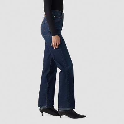 Levi's Women's Ribcage Straight Jeans - Get Organized Dark - image 2