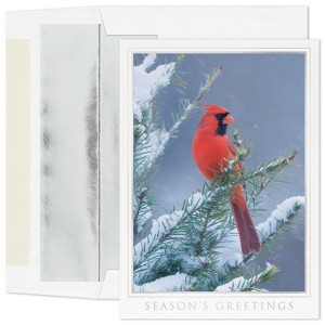 Masterpiece Studios Holiday Collection Classic Cards 16 Cards/Envelopes, Let Nature Sing, 5.6" x 7.8" - 1 of 1