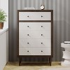 CAVINAS 5 Drawes Dresser Toolless Assembly Chests of Drawers Closet Organizers and Storage Tall Dresser for Bedroom, Living Room - 2 of 4