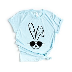 Simply Sage Market Women's Sunglasses Bunny Short Sleeve Graphic Tee - 1 of 3