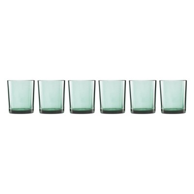 Oneida 6pk Stackables Tall Green Drinkware : Target