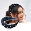 Unique Bargains Women's Rhinestone Faux Crystal Headband Hair Accessories 1.57 Inch Wide 1 Pc - 2 of 4