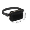 Unique Bargains Waterproof Adjustable Strap Ample Storage Fanny Packs for Traveling - 2 of 4