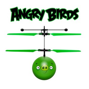 World Tech Toys Rovio Angry Birds Movie The Pigs IR UFO Ball Helicopter - 1 of 4