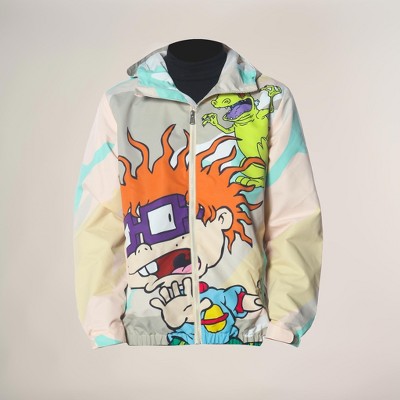 Members Only x Rick & Morty Black Windbreaker Jacket