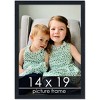 PosterPalooza | Slim Profile Black Picture Frame - UV Acrylic, Foam Board Backing, Hanging Hardware - 2 of 4