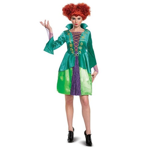 Hocus Pocus Costumes for Women Sanderson Sisters Hooded Cape Cloak Winifred  Sarah Halloween Costumes Cosplay Velvet Robe