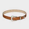 Women's Modern Western Belt - Universal Thread™ Brown - 2 of 3