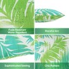 Chery Life 2 Pack Outdoor Throw Pillows, Waterproof & Fade-Resistant Patio Cushions (18x18 Inch) - 3 of 4