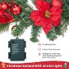 6FT Christmas Canes with Lights Pre-Assembled Outdoor Christmas Wreath, Christmas Decorations, Holiday Decoration Wreath for Stairs, Windows, Door - 4 of 4