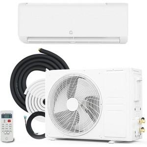 Acekool 24000 BTU Mini Split AC & Heat Pump, 21 SEER2 Inverter, WiFi & Alexa, Ductless System with Install Kit for up to 1500 Sq Ft Rooms - 1 of 4