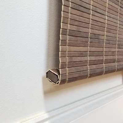 Cordless Blackout Woven Bamboo Indoor Roman Shade