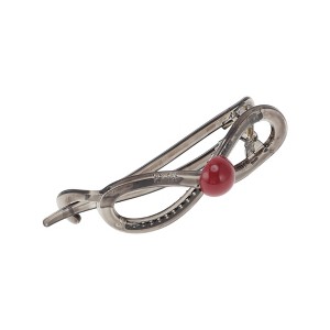 Unique Bargains Women's Fashion Single Bead Hair Clips 1 Pc - 1 of 4