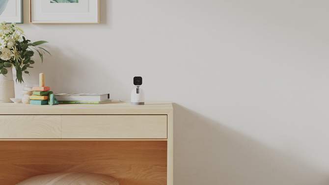 Blink Mini Pan-Tilt Alexa-Enabled Indoor Rotating Plug-In Smart Security Camera, 2 of 7, play video