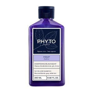 Phyto No Yellow Shampoo (Violet / Purple Cleanser) for Gray Hair, White Hair and Bleached Blonde Hair (8.45 oz) - 1 of 4