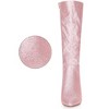 Allegra K Women's Pointy Toe Sparkle Glitter Stiletto Heel Knee High Sock Boots - 2 of 4