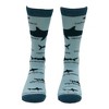 Crazy Dog Men's Help Me Shark Socks Funny Sarcastic Sharks Graphic Novelty Footwear for Men - 3 of 4