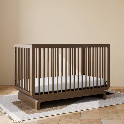 Storkcraft Santorini 5-In-1 Convertible Crib with Toddler Guardrail