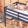 NicBex Non-Toxic Rubberwood Twin Size Loft Bunk Bed for Kids&Teens,Space-Saving Bed Platform with Guardrails,Strength Slats&Ladder - 4 of 4