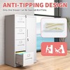 Munora - 4-Drawer File Cabinet with Locking Door - Metal Storage for Legal/Letter Files & Clothing - White - 4 of 4