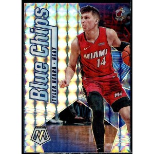 Tyler Herro Rookie Card 2020-21 Panini Mosaic Blue Chips Blue Prizm #3 - 1 of 2