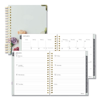 Blueline Weekly/Monthly Hard Cover Planner 9.25 x 7.25 Floral Cover 2022 C3600202