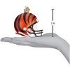 Old World Christmas Blown Glass Ornament for Christmas Tree, Cincinnati Bengals Helmet - 3 of 3