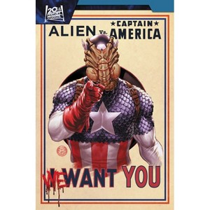 Alien vs. Captain America - by Frank Tieri (Paperback) : Target