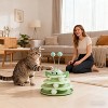 FAAYFIAN 3-Layer Ball Track Tower for Cats ¨C Interactive Indoor Cat Toy with Rolling Balls & Stable Base - 3 of 4