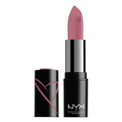 NYX Professional Makeup Shout Loud Satin Lipstick Desert Rose - 0.12oz