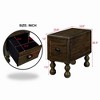 Bella Depot 3-Piece Solid Wood Living Room Coffee Table Set, 1 Coffee Table and 2 End Table - 3 of 4
